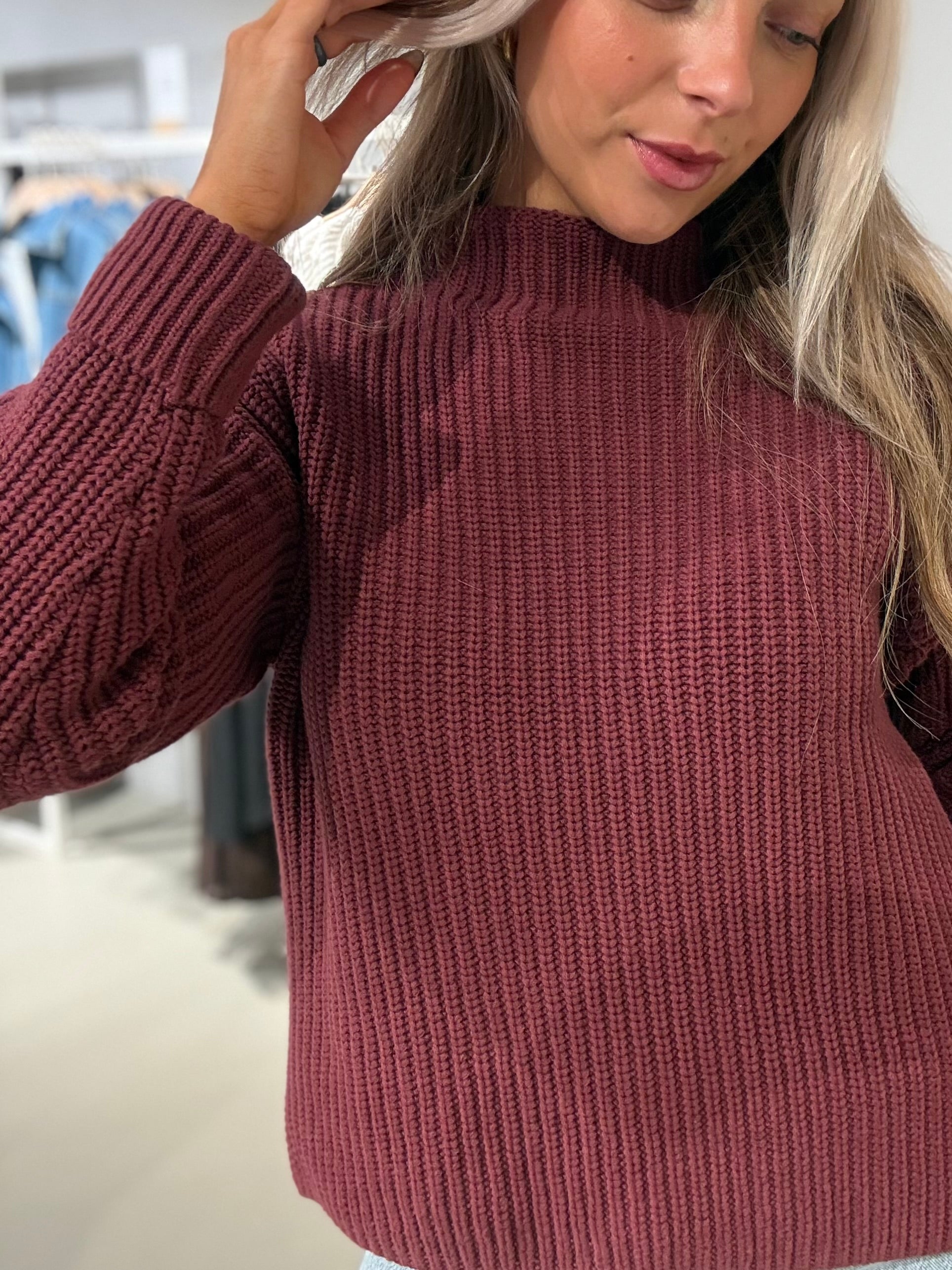 SLWSELMA Pullover - Tawny Port